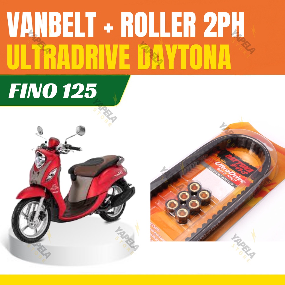 Jual Vbelt Roller Vanbelt Fino 125 2PH V-belt Daytona Racing Original ...