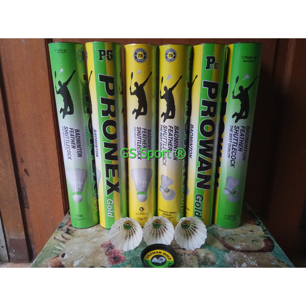 Jual Shuttlecock PRONEX / PROWAN GOLD | Shopee Indonesia