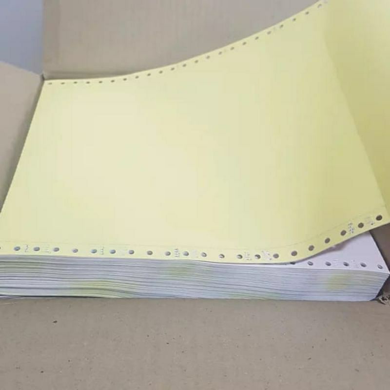 Jual Kertas komputer continuous form 3ply rangkap 3 9.5x11