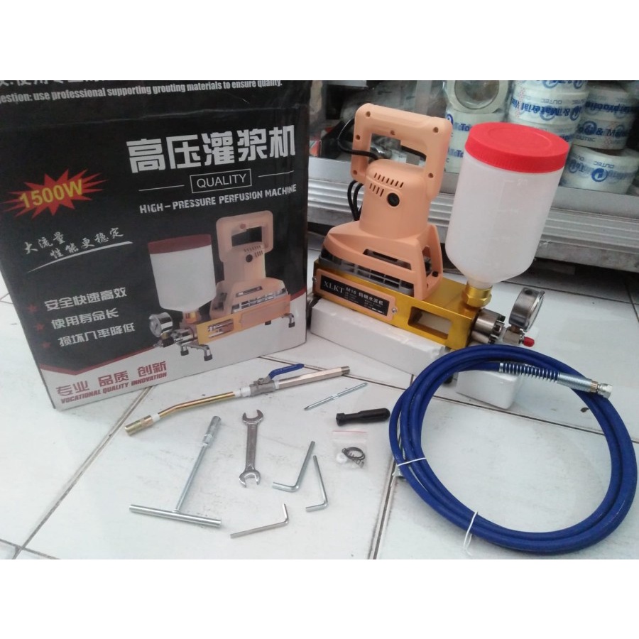 Jual Mesin Alat Injeksi Beton PU Epoxy Semen Tipe M16 Tabung 2 liter ...