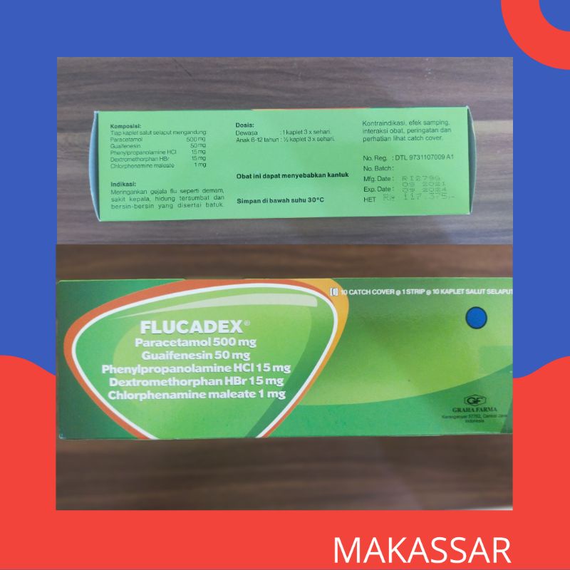 Jual FLUCADEX OBAT FLU & BATUK PER STRIP | Shopee Indonesia