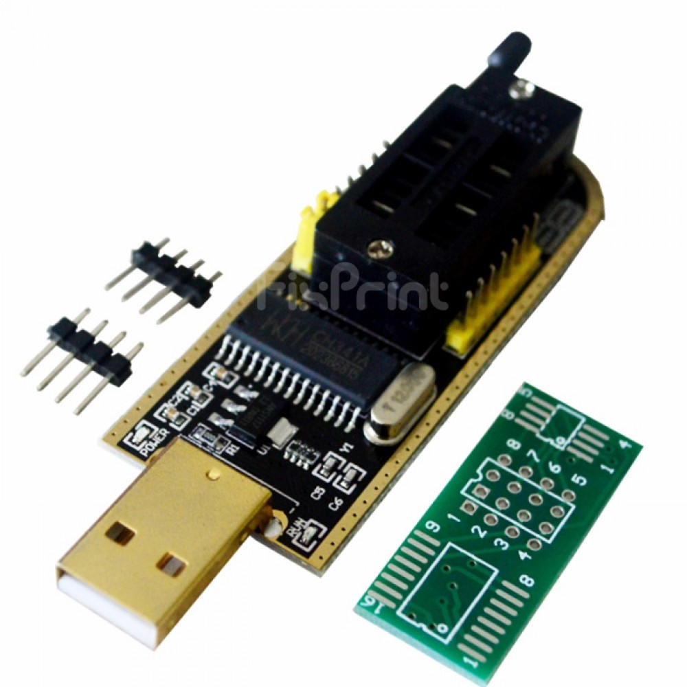 Jual USB Programmer IC Eprom CH341A Module Flash Program BIOS Eeprom 24 ...