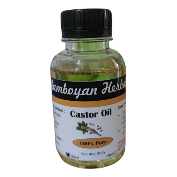 Jual Castor Oil 100% Pure 140ml - Minyak Jarak Murni ORIGINAL | Shopee ...