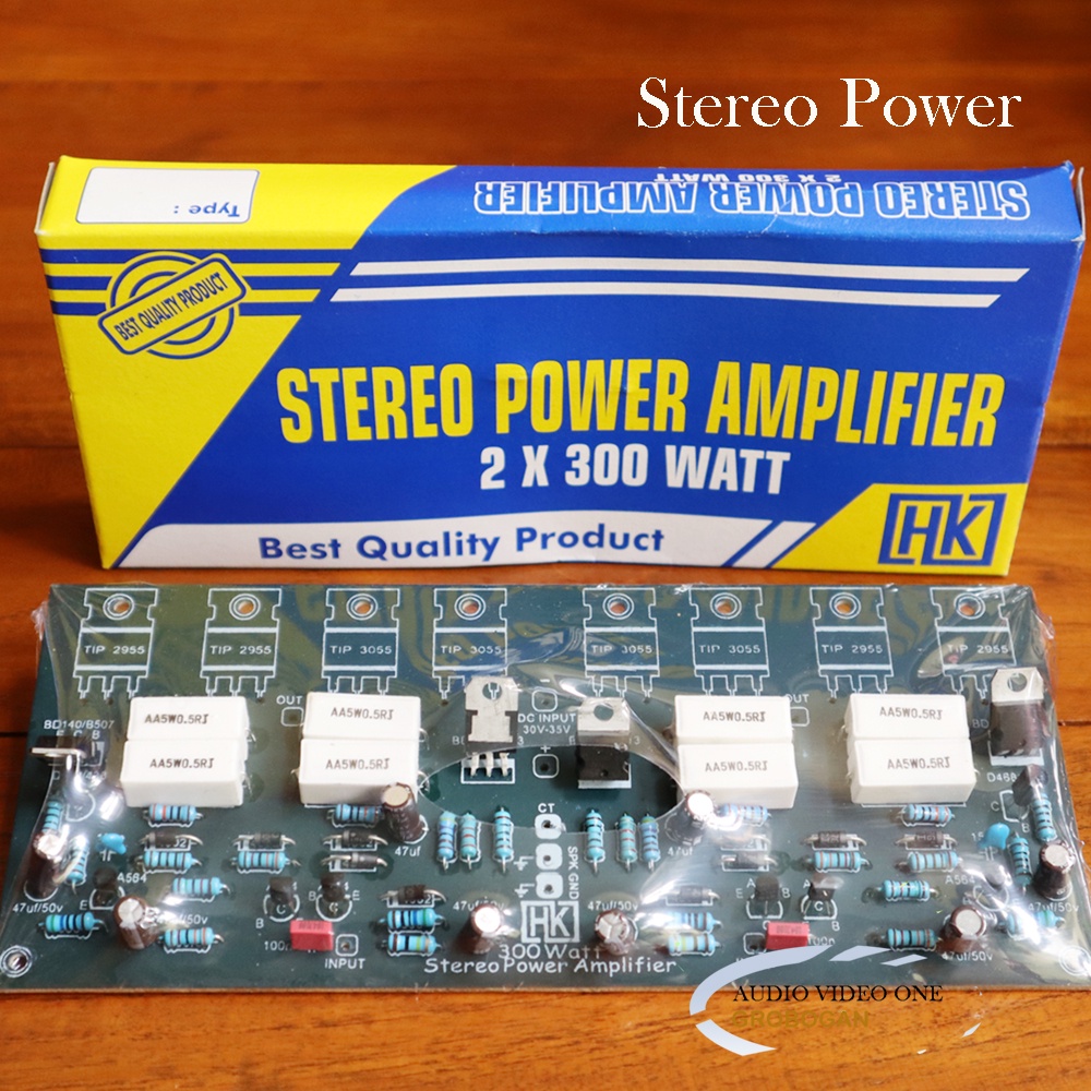 Jual Stereo Power Amplifier 600 Watt 2X300W Kit Stireo Ampli Power