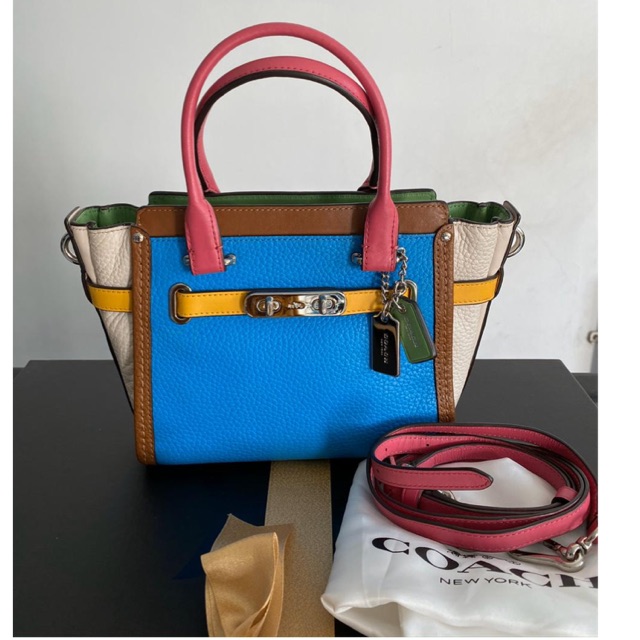 Coach swagger online colorblock