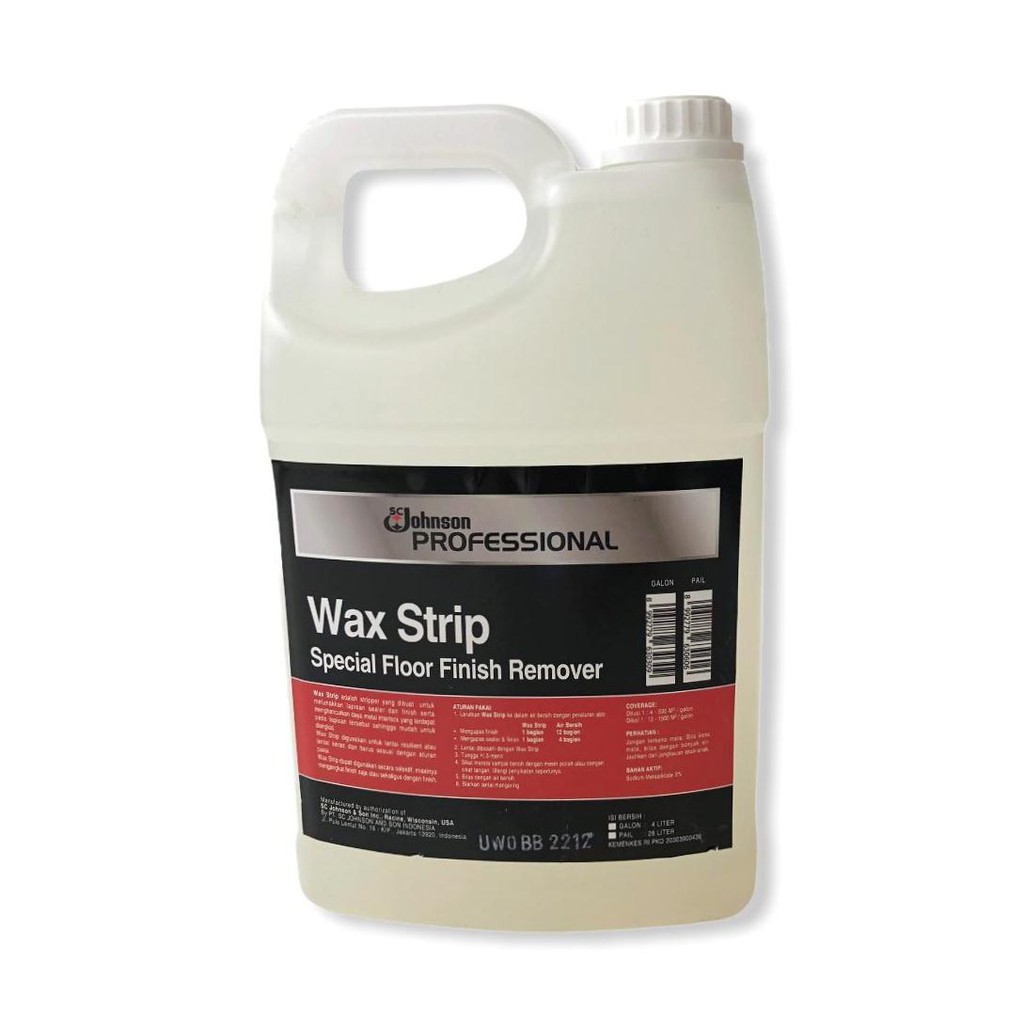Jual Wax Strip Johnson 4 Liter - Stripper untuk Floor Finish Remover ...