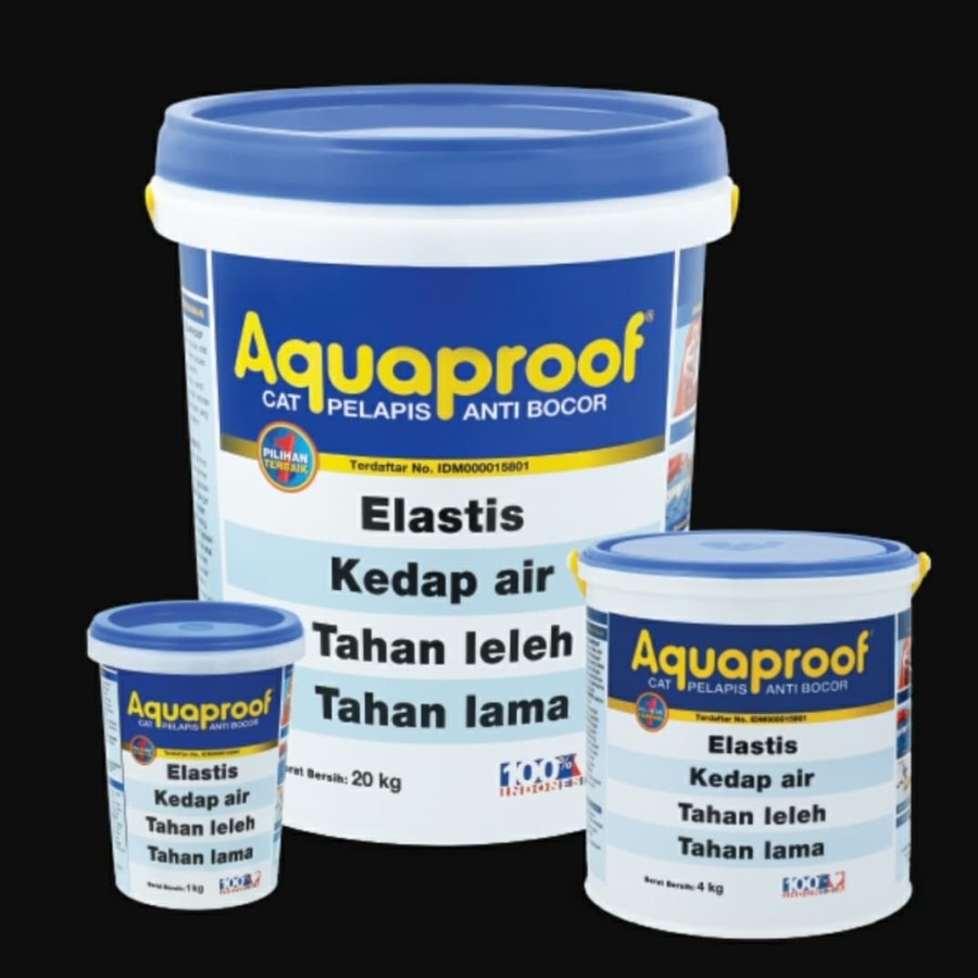 Jual Cat Dinding Tembok Anti Bocor Aquaproof Kemasan Pail 20 Kg Shopee Indonesia 7930