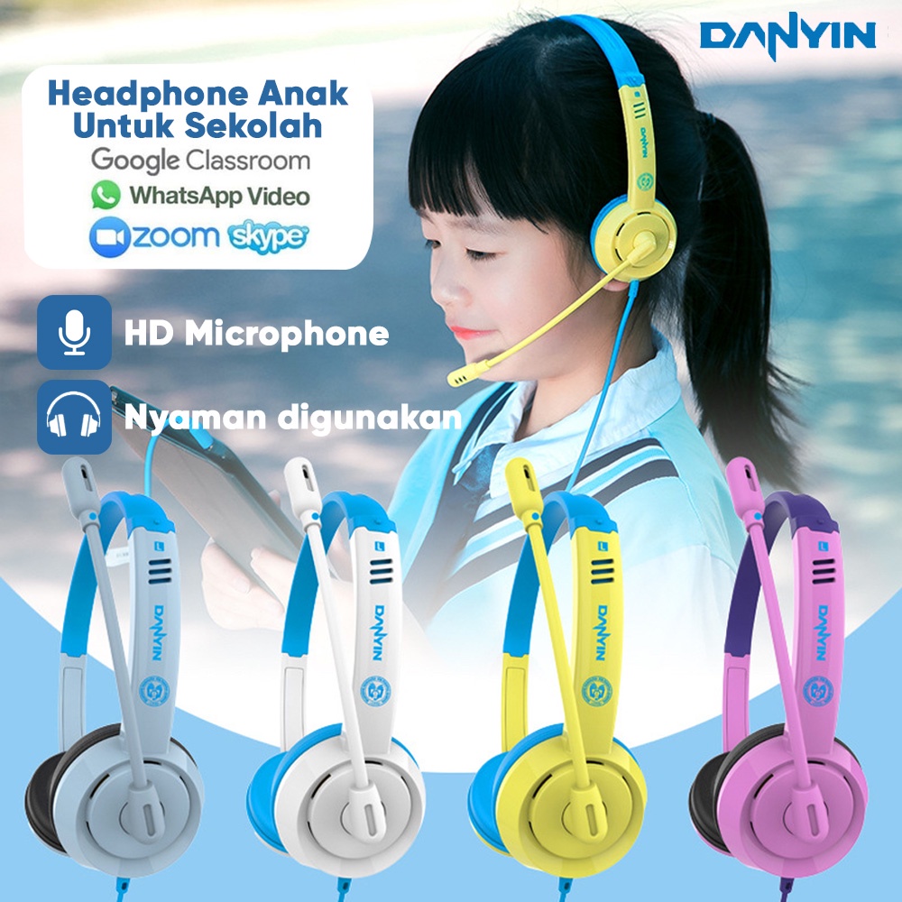 Jual Headset Earphone Headphone Bando Danyin DT326 Headset Anak