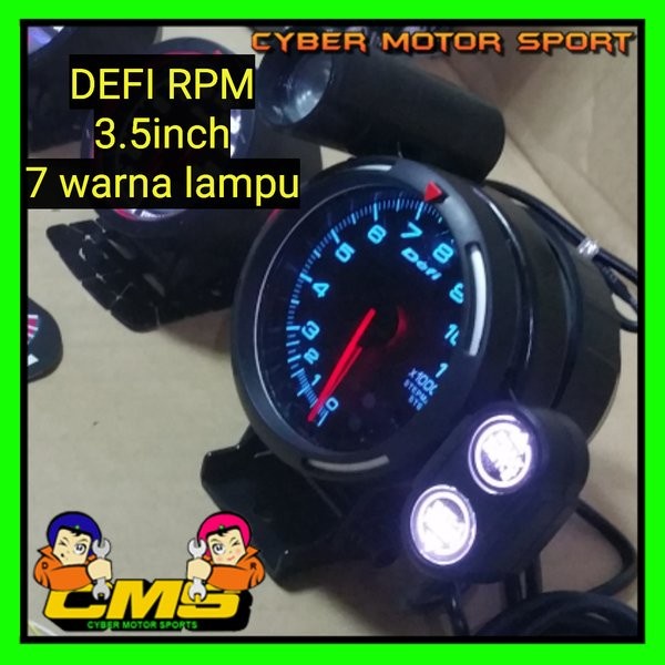 Jual Tachometer Defi Rpm Universal. Tachometer Mobil. Takometer Rpm ...