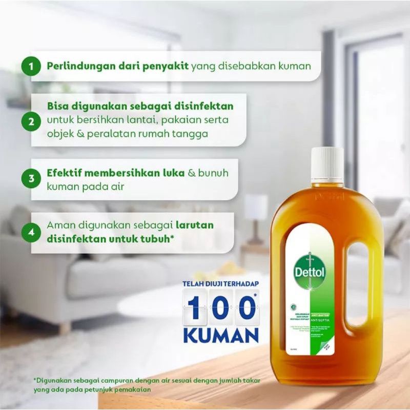 Jual Detttol Antiseptic Liquid 750ml expired 2025 Shopee Indonesia