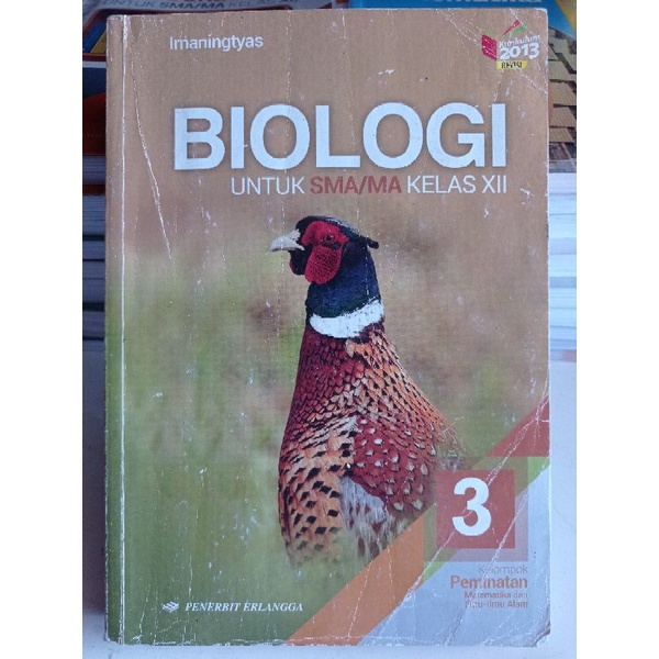 Jual Buku Biologi Erlangga Kelas 12 Kurikulum 13/K13 | Shopee Indonesia