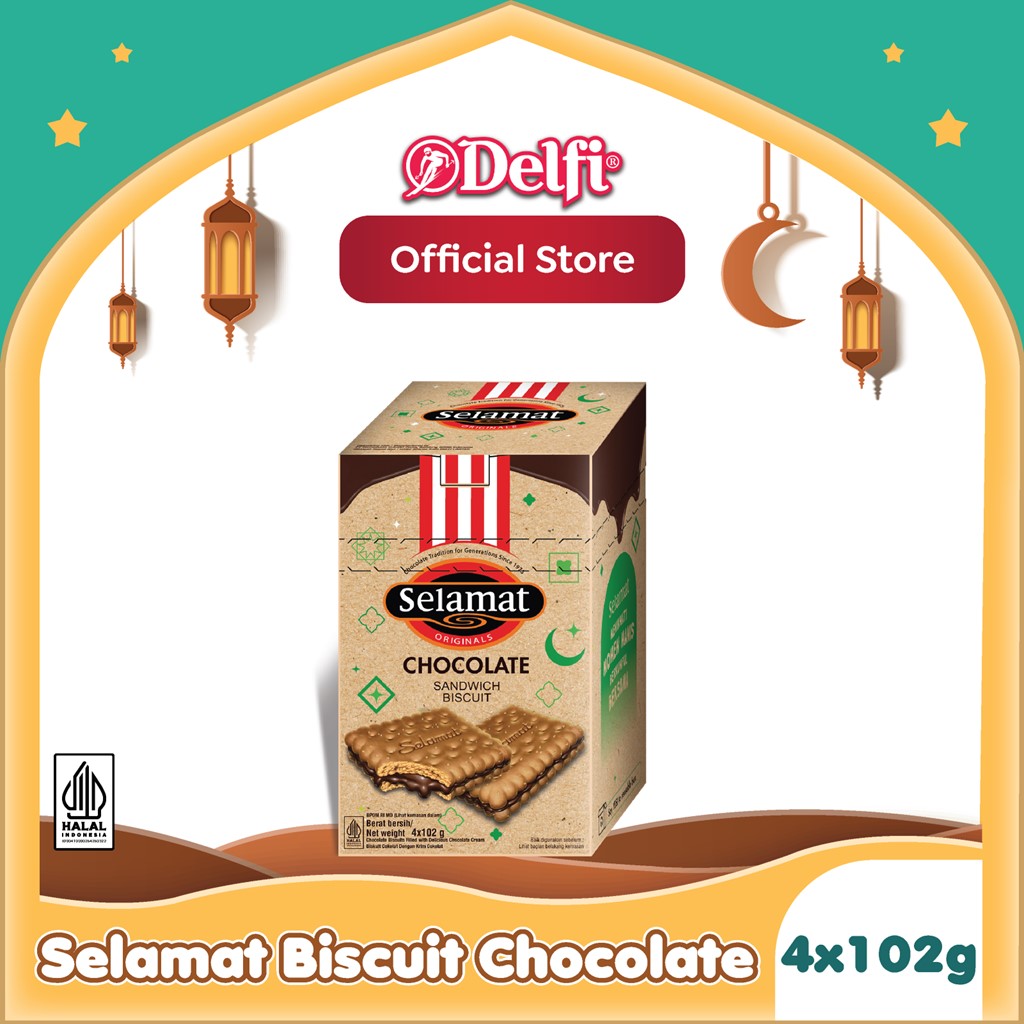 Jual Selamat Biscuit Chocolate Gift Pack Lebaran | Shopee Indonesia