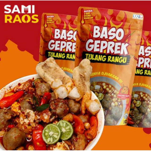 Jual BASO ACI TULANG RANGU /Baso Aci Djuara/Baso Aci Samiraos /Baso Aci ...