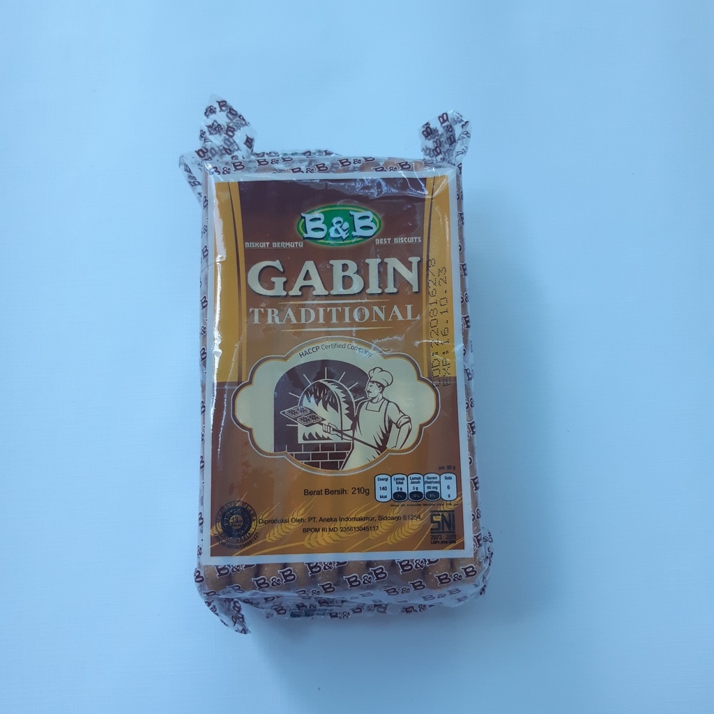 Jual B&B Gabin Traditional 210gr | Biskuit Tradisional | Shopee Indonesia