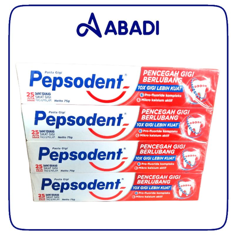 Jual Pasta Gigi Pepsodent 75Gr Grosir (1pak/12pcs) | Shopee Indonesia