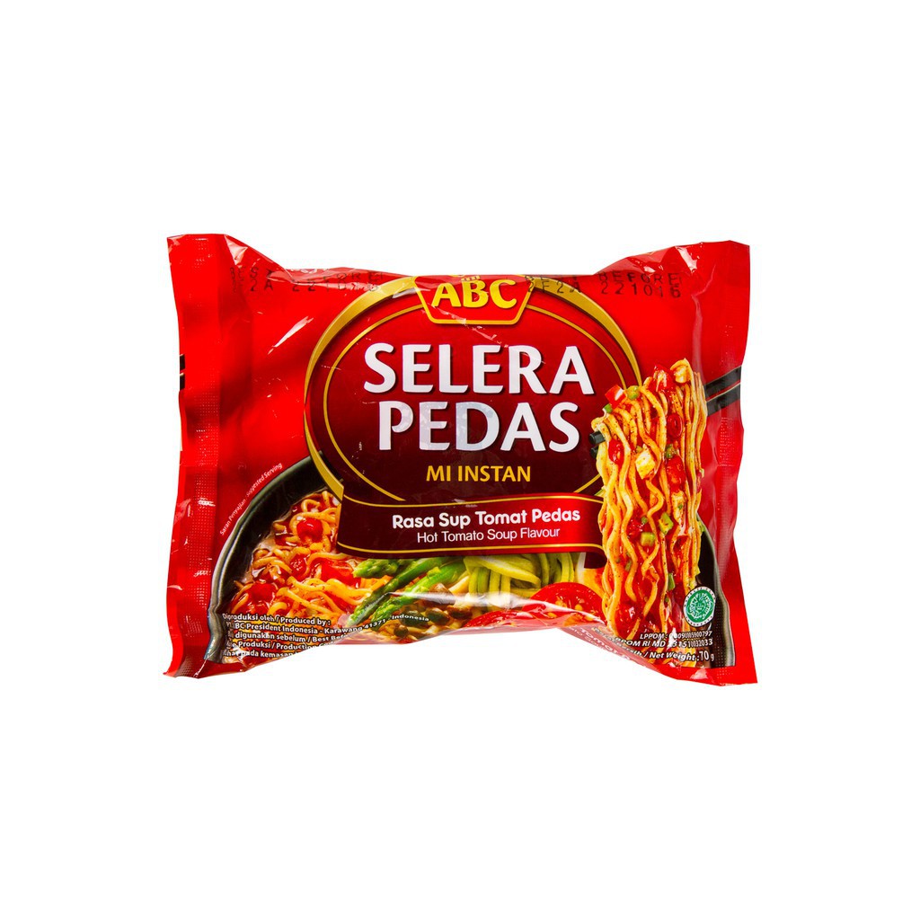 Jual Abc Mie Selera Pedas Mie Goreng Mie Kuah Extra Pedas Isi Pcs