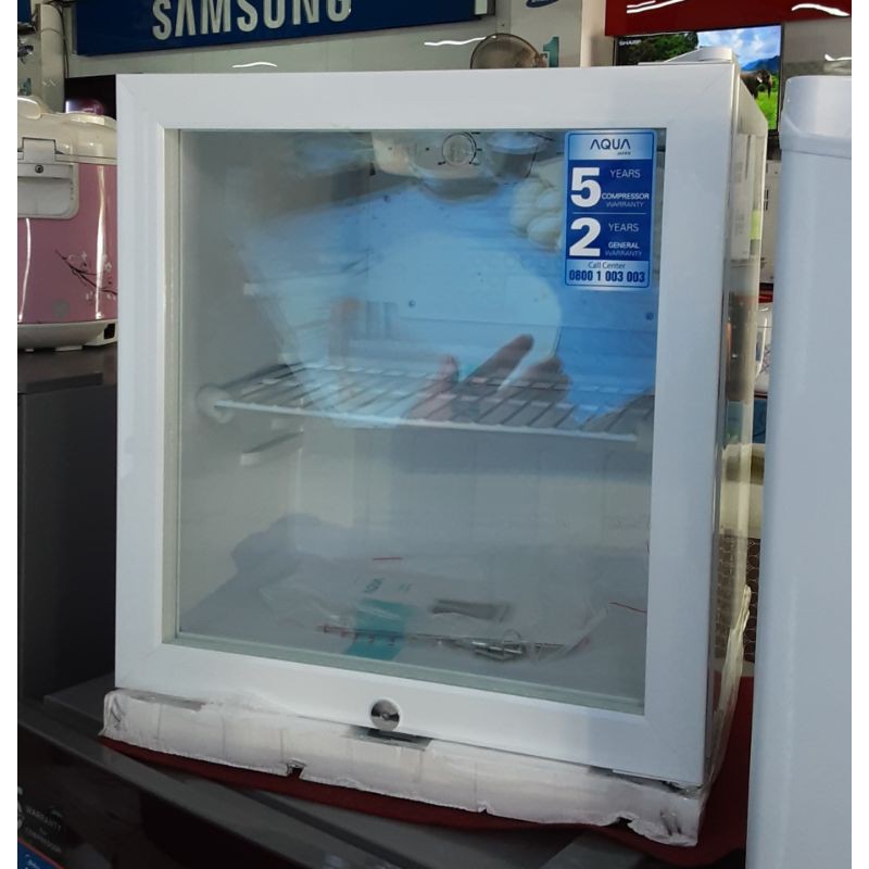 Jual Showcase / Kulkas Display 50Liter AQUA AQB50 | Shopee Indonesia