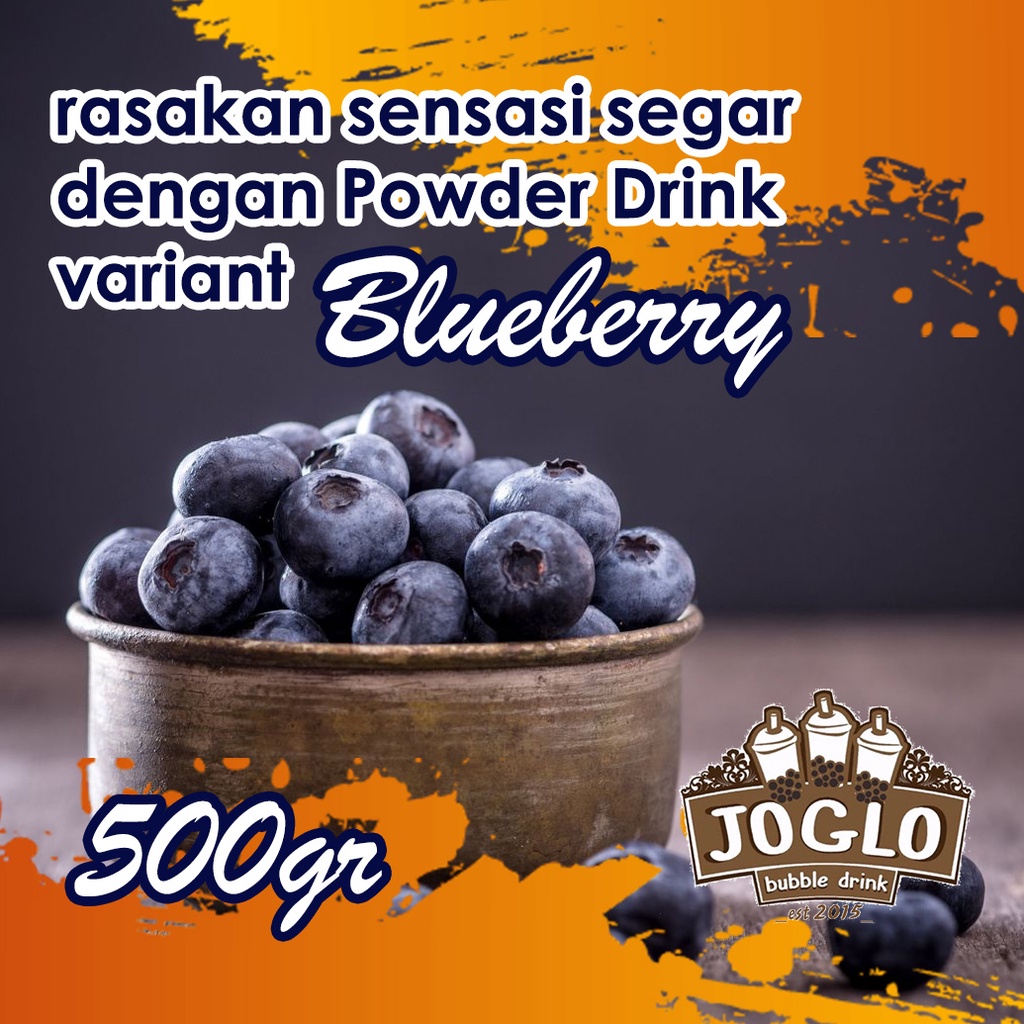 Jual BUBUK MINUMAN BLUEBERRY 500gr | BLUEBERRY POWDER DRINK 500gr ...