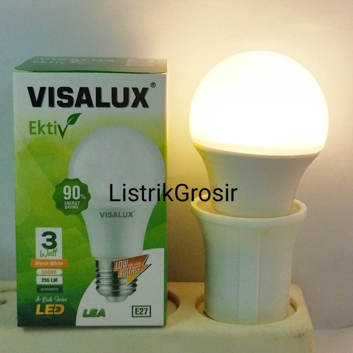 Jual Warm White / Kuning Lampu Led Visalux 3w Bergaransi Grosir ...