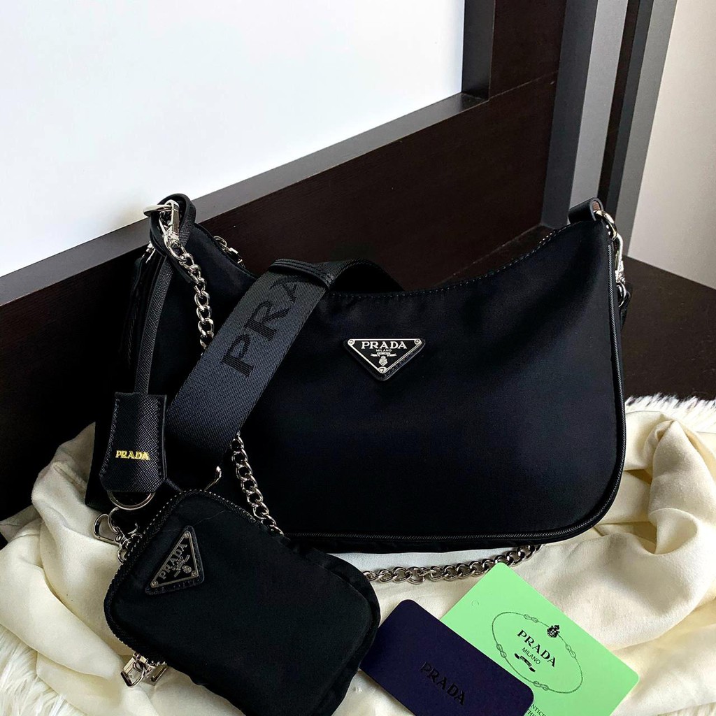 Prada Re-Edition Nylon Multi Pochette – Luxury Lane