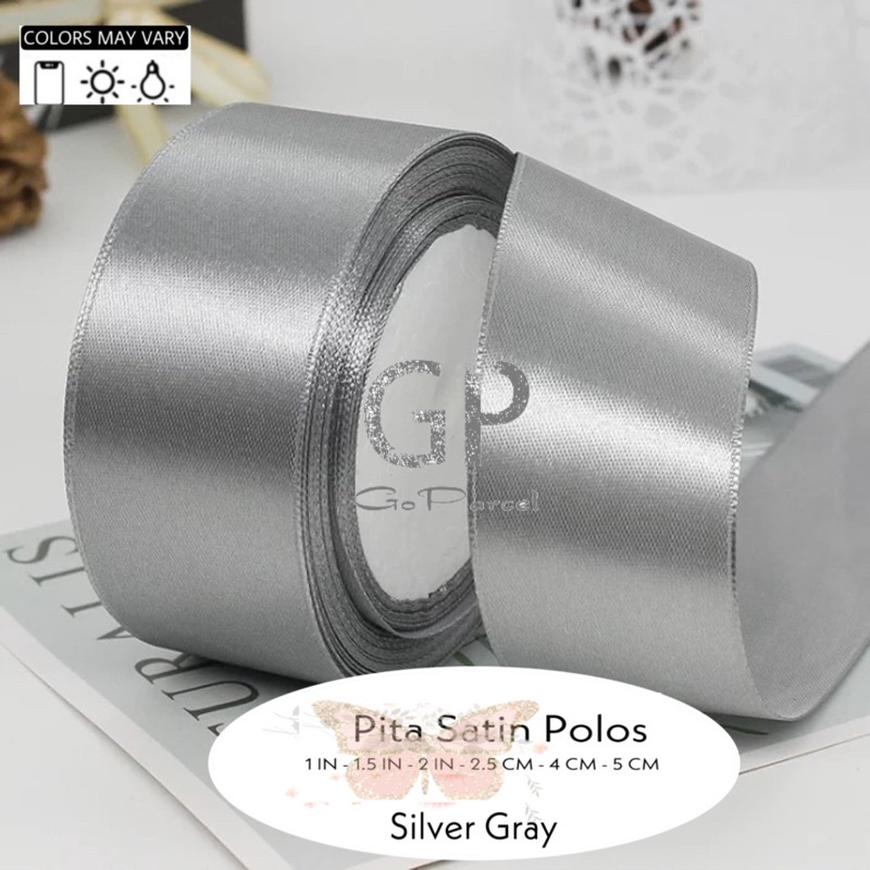 Pita Satin Polos 25mm Sateen Ribbon Hiasan Kado - foto 3