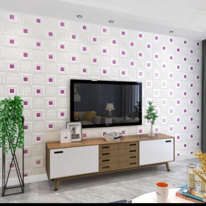 Jual Wallpaper Dinding 3D Foam Motif Batik Size 70x70cm TEBEL 5,5mm ...