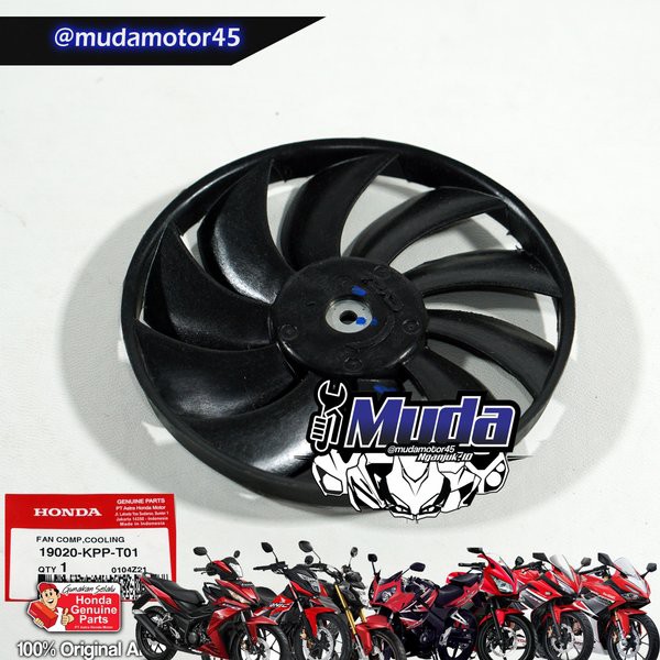 Jual KIPAS RADIATOR 19020KPPT02 FAN COMP COOLING CBR150R CB150R SUPRA