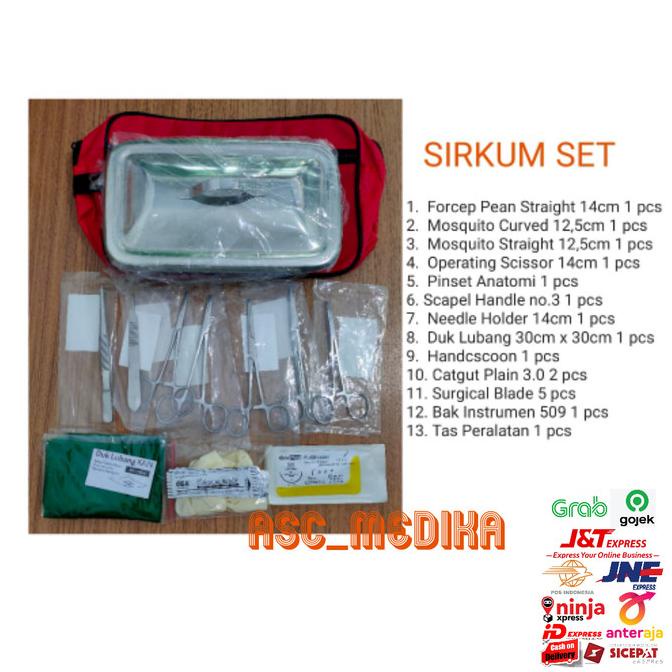 Jual [TERLARIS] SIRKUM SET WITH INSTRUMEN 509 / ALAT SIRKUMSISI ...