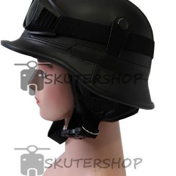 Jual Harga Bersaing Helm Retro Jadul Klasik Perang Dunia Nazi Jerman Hitam Polos