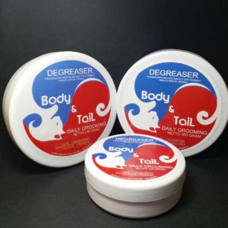 Jual Body & Tail Daily Grooming Degreaser 100gr 250gr 500gr shampoo ...