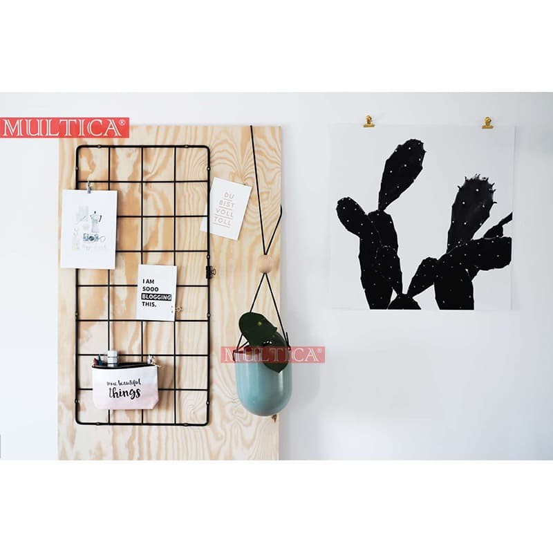 Jual Multica Grid Wall Dekorasi Dinding Display Wire Mesh Besi 3517 ...