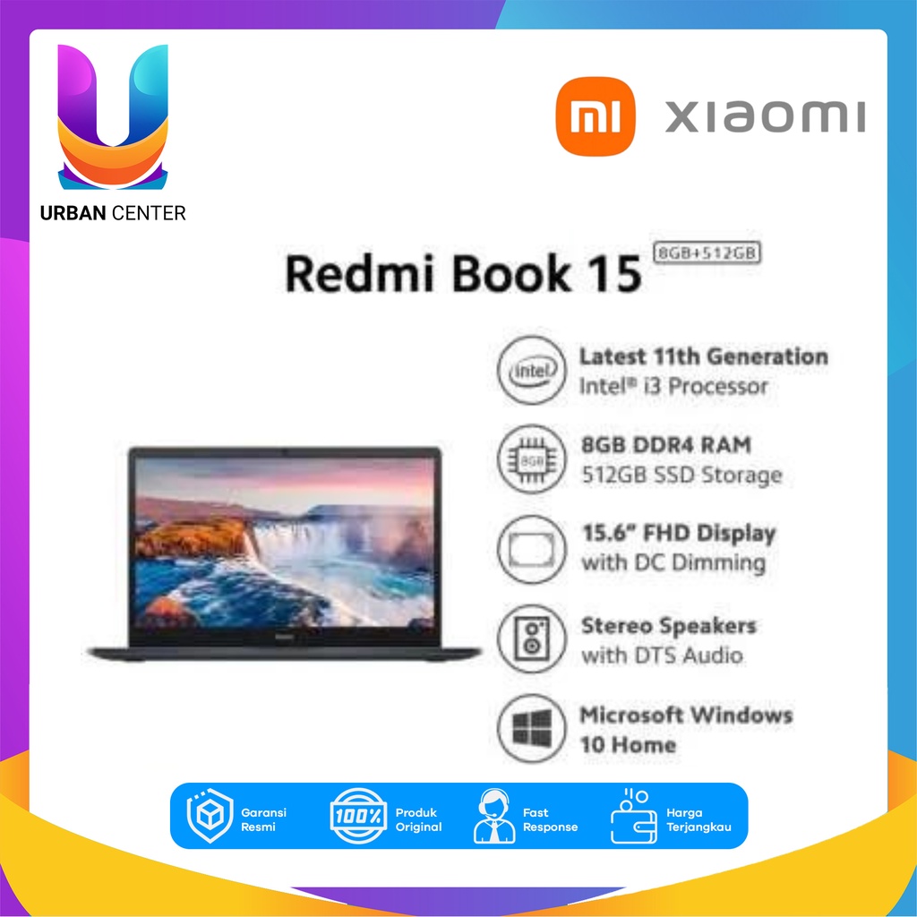 Jual Xiaomi Laptop RedmiBook Redmi Book 15 8/512GB RAM 8GB ROM 512GB ...