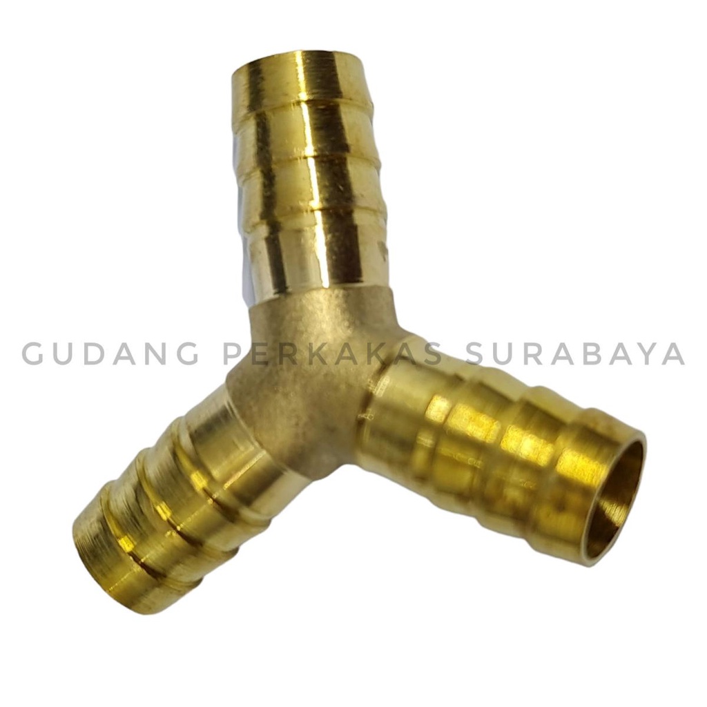 Jual SAMBUNGAN SELANG CABANG 3 MODEL Y TYPE HOSE BARB TRIPLE HOSE BARB ...