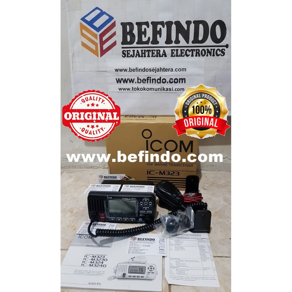 Jual Rig VHF Marine Transceiver ICOM IC-M323 | Shopee Indonesia