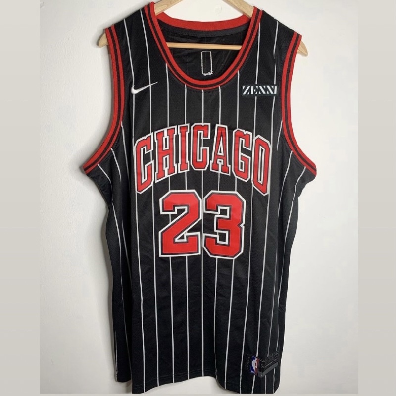 Jual JERSEY BASKET NBA SUPREME x LV x CHICAGO #23 MICHAEL JORDAN MERAH  MITCHELL&NESS