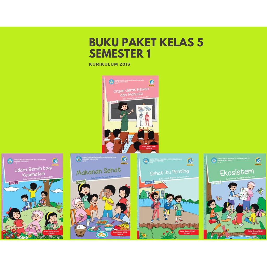 Jual PAKET BUKU KELAS 5 SEMESTER 1 | Shopee Indonesia