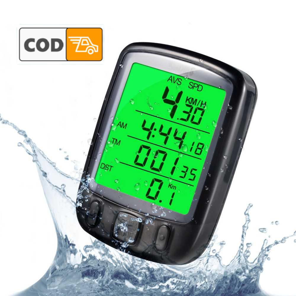 Jual Speedometer Sepeda LCD Multifungsi Waterproof Tampilan Waktu Yang
