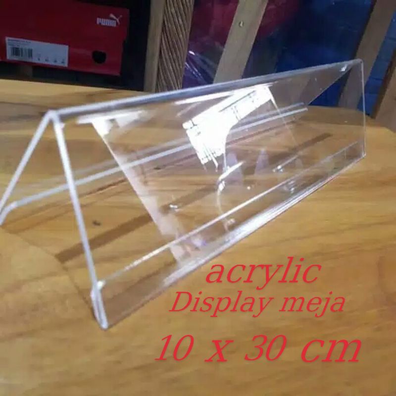 Jual Papan Nama Meja Akrilik 10 Cm X 30 Cm Shopee Indonesia