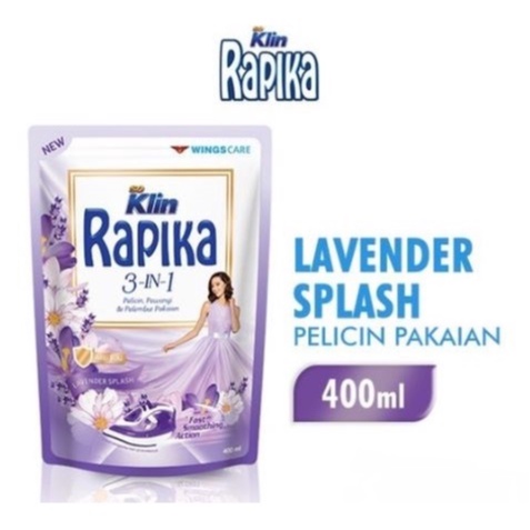 Jual Rapika Ungu LAVENDER SPLASH 400 ml REFILL | Shopee Indonesia