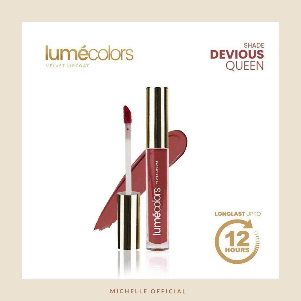 Jual Lipcoat Lumecolors DEVIOUS QUEEN Lip cream lipstik multi fungsi ...