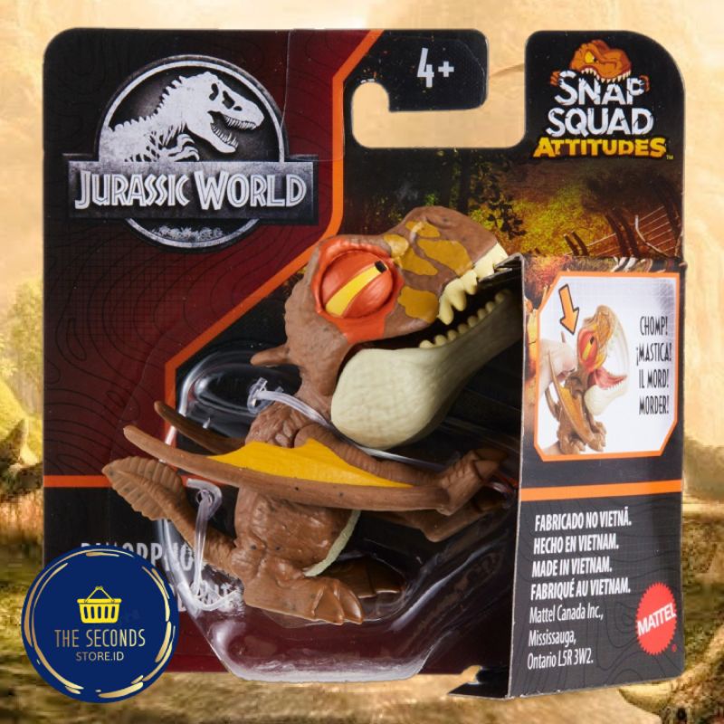 Jual Jurassic World Snap Squad Camp Cretaceous Original Mattel