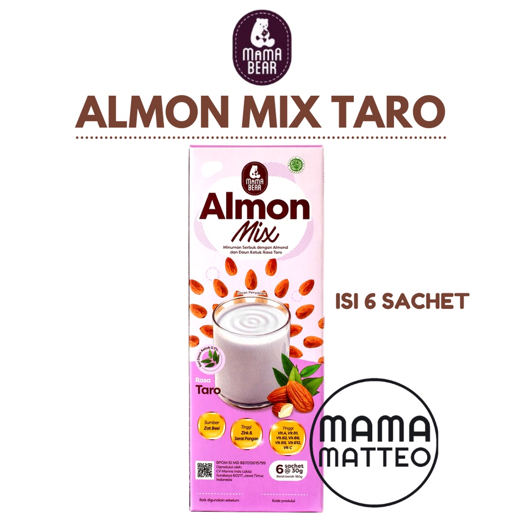 Jual Mamabear Almon Mix Almond Mama Bear Cokelat Coklat Alpukat Taro