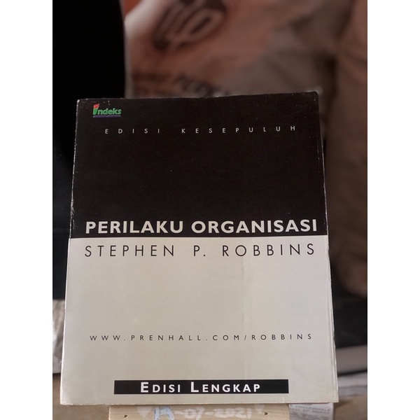 Jual Buku Perilaku Organisasi Edisi 10 (STEPHEN P. ROBBINS) | Shopee ...