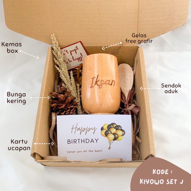 Jual Kiyowo Set Free Ukir Grafir Nama Hampers Natal Hampers Lebaran Kado Pernikahan