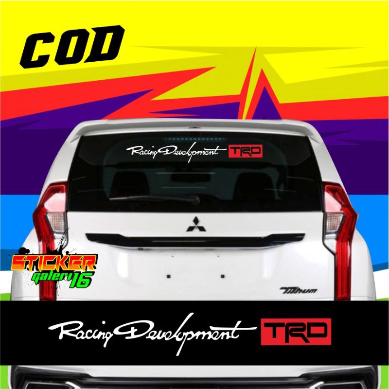 Jual STICKER STIKER CUTTING RACING DEVELOPMENT STIKER MOBIL KACA DEPAN ...