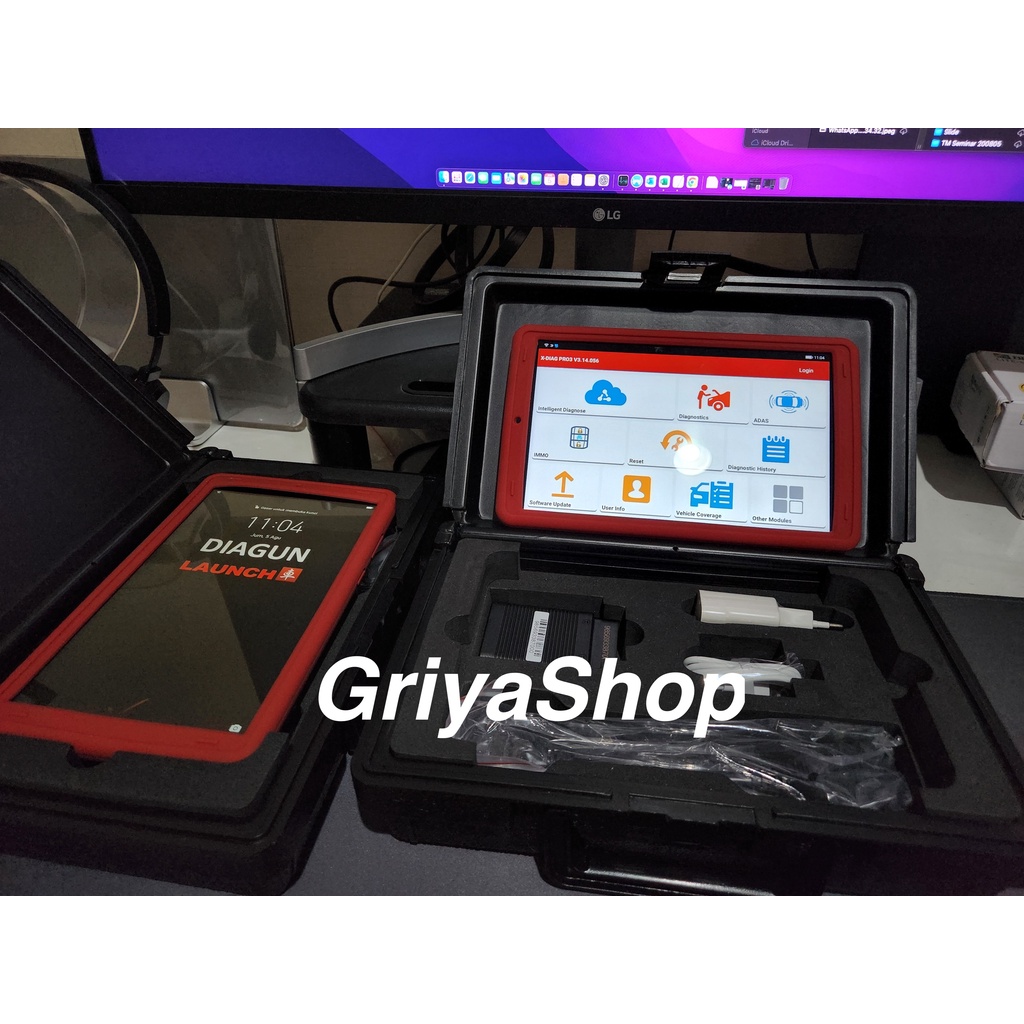 Jual Scanner Mobil Launch X431 DIAGUN IV Adapter Full Software dgn ...