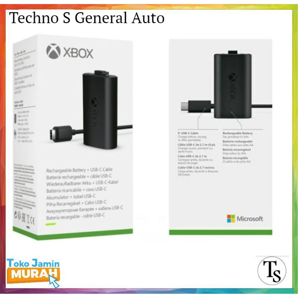 Jual Rechargeable Battery + USB C Cable Controller Xbox One Xbox Series S X