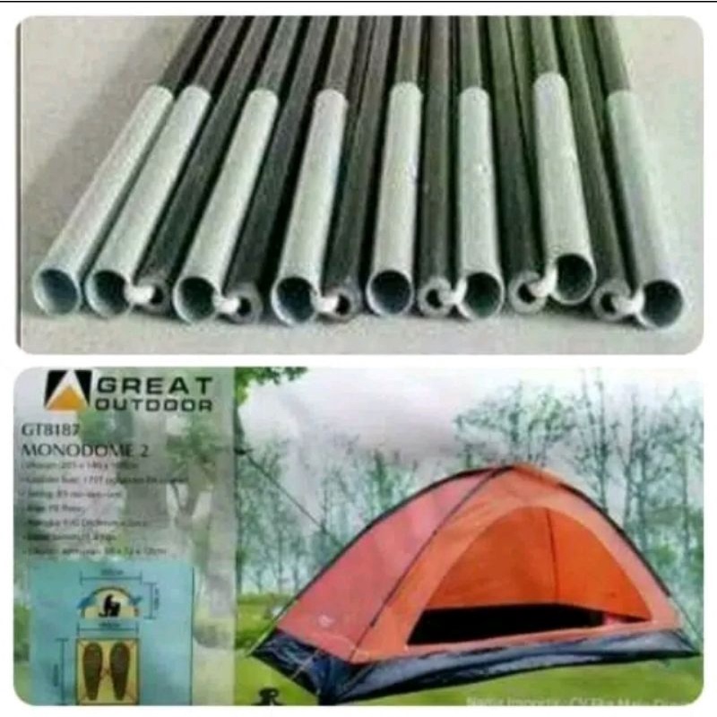 Jual Frame Tenda Greatoutdoor Monodome 2 & Great outdoor monodome PRO 2 ...