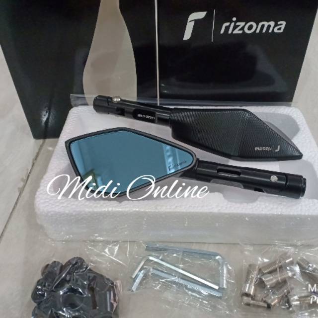 Jual Spion Tomok Rizoma Full CNC Universal - Spion Motor Full CNC Blue ...