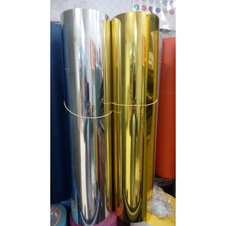 Jual polyflex foil/metallic meteran Korea premium quality | Shopee ...